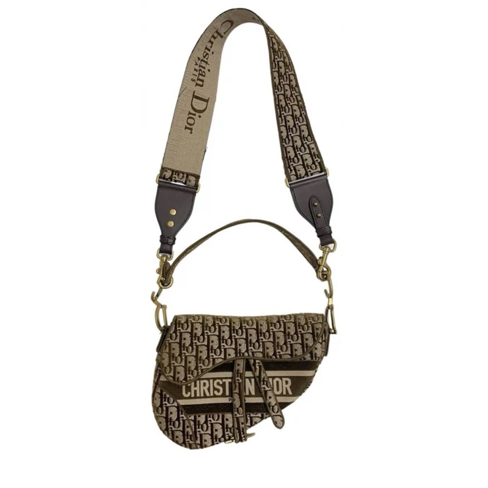 Dior Saddle Bag in Brown velvet - rare find!